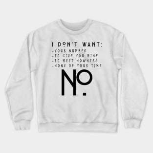 girls problems Crewneck Sweatshirt